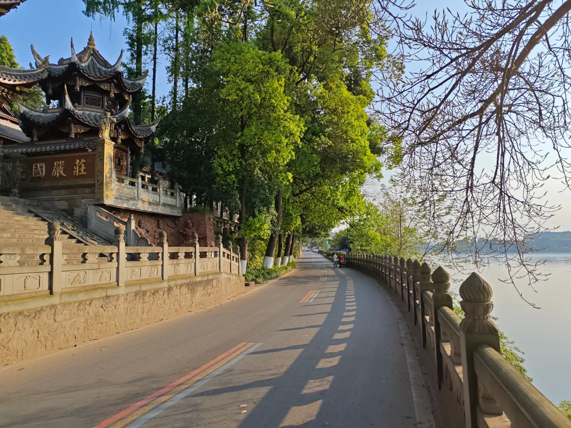 中岩寺路边